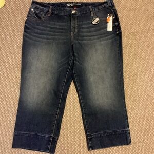 Apt. 9 Blue Ankle Cropped Jeans